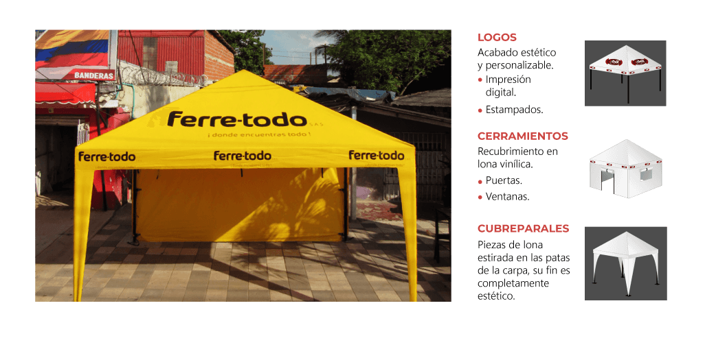 Carpas Tipo Kiosco