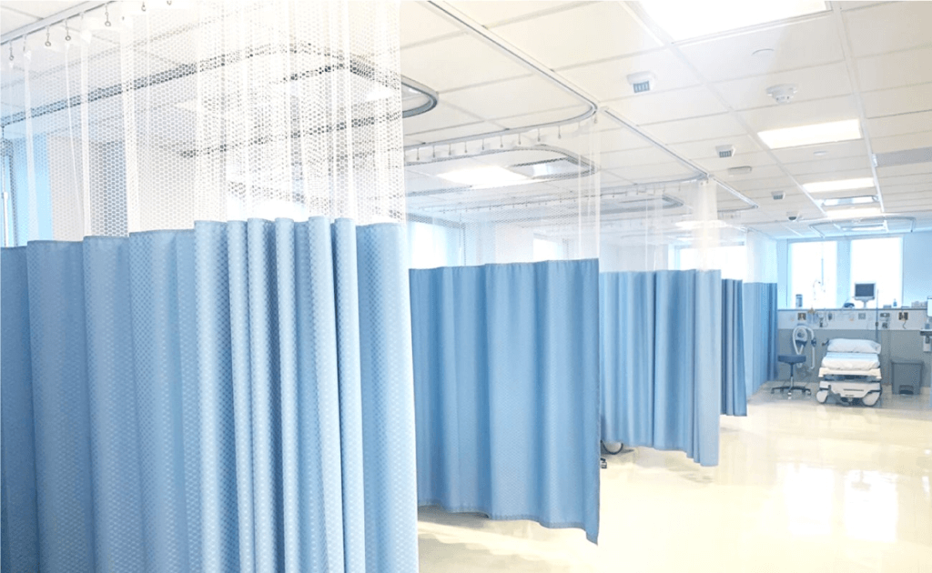 Cortinas hospitalarias